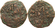 BYZANTINE EMPIRE FOLLIS OVERSTRUCK -