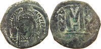 BYZANTINE EMPIRE 40 NUMMI FOLLIS JUSTINIAN I. (527-565) -