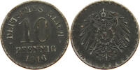 ERSATZMÜNZEN DES 1. WELTKRIEGS 10 PFENNIG EISEN -