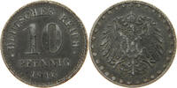ERSATZMÜNZEN DES 1. WELTKRIEGS 10 PFENNIG EISEN -