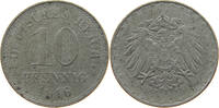 ERSATZMÜNZEN DES 1. WELTKRIEGS 10 PFENNIG EISEN -