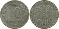 ERSATZMÜNZEN DES 1. WELTKRIEGS 10 PFENNIG EISEN -