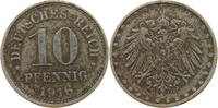 ERSATZMÜNZEN DES 1. WELTKRIEGS 10 PFENNIG EISEN -