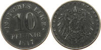 ERSATZMÜNZEN DES 1. WELTKRIEGS 10 PFENNIG EISEN -