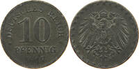 ERSATZMÜNZEN DES 1. WELTKRIEGS 10 PFENNIG EISEN -