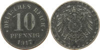 ERSATZMÜNZEN DES 1. WELTKRIEGS 10 PFENNIG EISEN -
