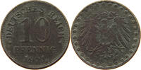 ERSATZMÜNZEN DES 1. WELTKRIEGS 10 PFENNIG EISEN -