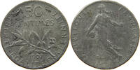 FRANCE 50 CENTIMES ZINC COPY RESTRIKE -