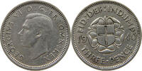 GREAT BRITAIN 3 PENCE GEORGE VI. (1936-1952) -