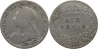GREAT BRITAIN SIXPENCE VICTORIA (1837-1901) -