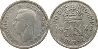 GREAT BRITAIN SIXPENCE GEORGE VI. (1936-1952) -