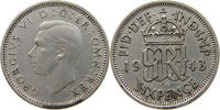 GREAT BRITAIN SIXPENCE GEORGE VI. (1936-1952) -