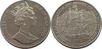 ISLE OF MAN 1 CROWN ELIZABETH II. (1952-2022) BICENTENARY OF THE MUTINY ON THE BOUNTY -