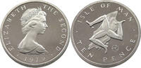 ISLE OF MAN 10 PENCE ELIZABETH II. (1952-2022) SILVER -