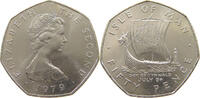 ISLE OF MAN 50 PENCE ELIZABETH II. (1952-2022) AB -