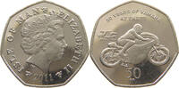 ISLE OF MAN 50 PENCE ELIZABETH II. (1952-2022) 50 YEARS OF YAMAHA AT THE TT -