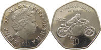 ISLE OF MAN 50 PENCE ELIZABETH II. (1952-2022) 50 YEARS OF YAMAHA AT THE TT -