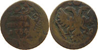 RUSSIA EMPIRE 1/4 KOPEK POLUSHKA Anna Ivanovna (1730-1740) -