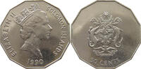 SOLOMON ISLANDS 50 CENTS ELIZABETH II. (1952-2022) -