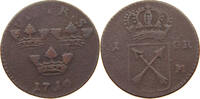 SWEDEN 1 ÖRE ULRIKA ELEONORA (1718-1720) -