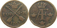SWEDEN 1 ÖRE ADOLF FRIEDRICH (1751-1771) -