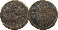SWEDEN 1/4 ÖRE CHRISTINA (1632-1654) -