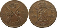 SWEDEN 2 ÖRE ADOLF FRIEDRICH (1751-1771) -