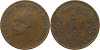 SWEDEN 2 ÖRE OSCAR I. (1844-1859) -