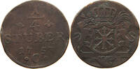 1/4 STÜBER 1753 C BRANDENBURG PREUßEN Friedrich II. 1740-1786 S