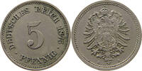 5 PFENNIG 1875 A KAISERREICH  SS