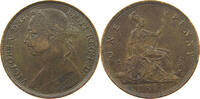 GREAT BRITAIN 1 PENNY VICTORIA (1837-1901) -