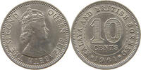 MALAYA AND BRITISH BORNEO 10 CENTS ELIZABETH II. (1952-2022) -