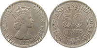 MALAYA AND BRITISH BORNEO 50 CENTS ELIZABETH II. (1952-2022) -