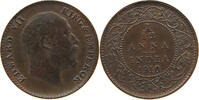 INDIA BRITISH 1/12 ANNA EDWARD VII. (1901 - 1910) -