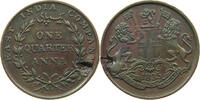 INDIA BRITISH 1/4 ANNA WILLIAM IV. (1830-1837) -