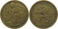 CZECHOSLOVAKIA 1 KORUNA -