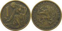 CZECHOSLOVAKIA 1 KORUNA -
