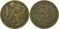 CZECHOSLOVAKIA 1 KORUNA -