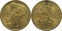 CZECHOSLOVAKIA 1 KORUNA -