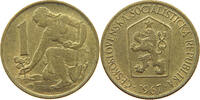 CZECHOSLOVAKIA 1 KORUNA -