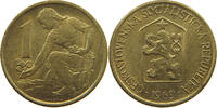 CZECHOSLOVAKIA 1 KORUNA -