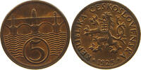 CZECHOSLOVAKIA 5 HALERU -