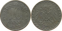 ERSATZMÜNZEN DES 1. WELTKRIEGS 10 PFENNIG EISEN -