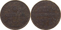 GEBIET DES OBERBEFEHLSHABERS OST 3 KOPEKS -