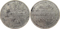 GEBIET DES OBERBEFEHLSHABERS OST 3 KOPEKS -
