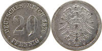 20 PFENNIG 1876 C KAISERREICH  SS