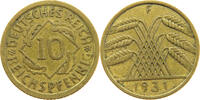 10 REICHSPFENNIG 1931 F WEIMARER REPUBLIK  SS