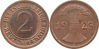 WEIMARER REPUBLIK 2 RENTENPFENNIG -