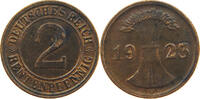 WEIMARER REPUBLIK 2 RENTENPFENNIG WEAK STRUD D -