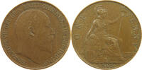 GREAT BRITAIN 1 PENNY EDWARD VII. (1901 - 1910) -